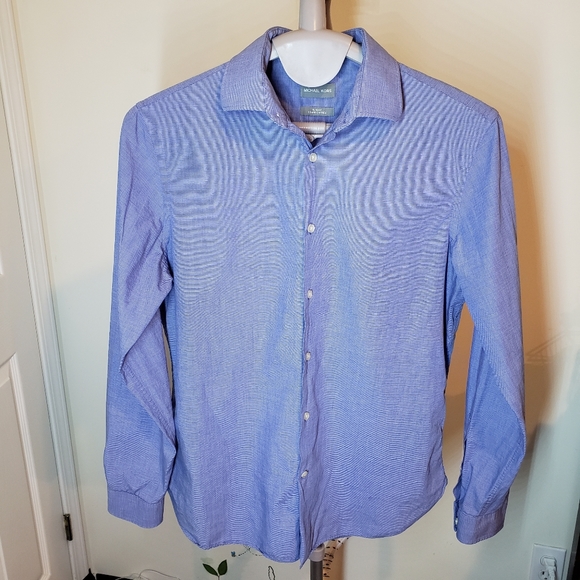 Michael kors mens slim fit 16 34/35 button down - Picture 2 of 11